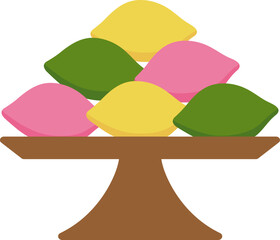 추석 송편 일러스트