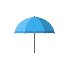 Obraz premium Beach umbrella with shade pattern colorful icon no white color