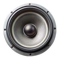 Loudspeaker Isolated on White Background Cutout