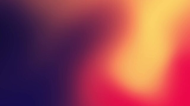 Abstract colorful Dark Blue Magenta yellow gradient background video, looping animation