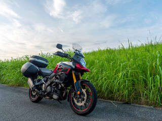 真夏のバイクツーリング