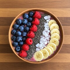 Smoothie Bowl with Fresh Berries
