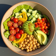 Colorful Salad Bowl