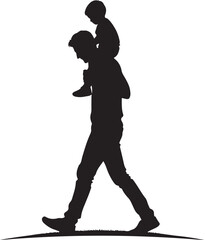 Abstract geometric shape silhouette isolated on transparent background