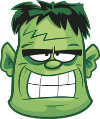 Frankenstein Halloween Head