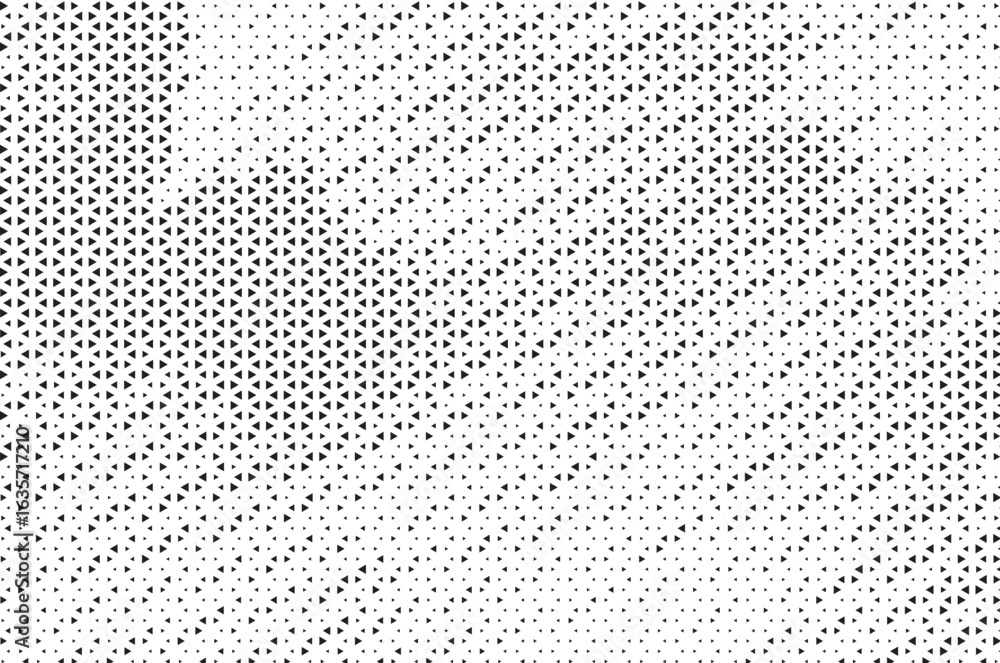 Poster triangle shapes vector abstract geometric technology oscillation wave isolated on light background. 