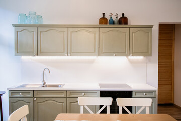 Clean and bright kitchen
