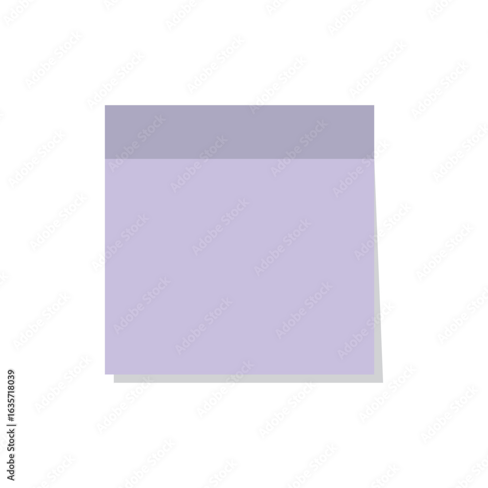 Poster multicolor post it notes isolated on transparent background. colored sticky note. vector realistic i