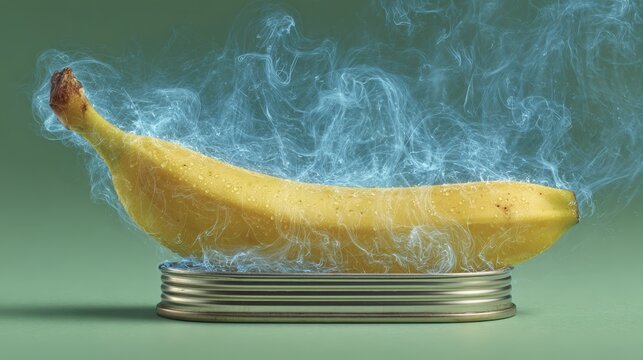 Electric-blue ethylene gas effects on organic banana ripening in Guayas, Ecuador