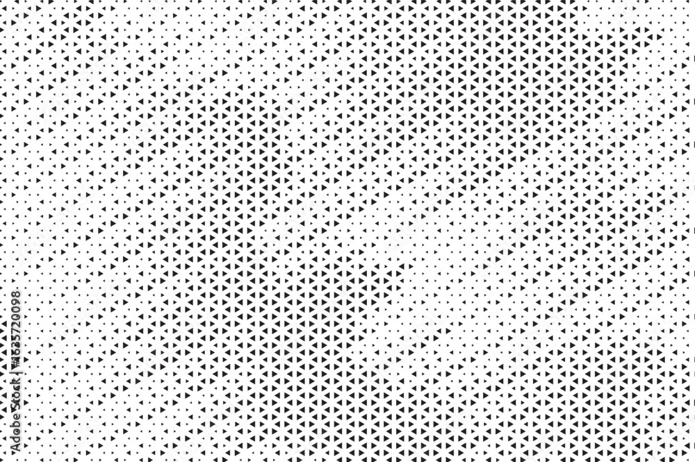 Aufkleber halftone vector background. abstract geometric triangular dots pattern. pop art comic gradient black