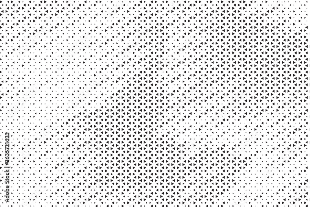 Poster triangle shapes vector abstract geometric technology oscillation wave isolated on light background. 