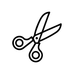 Scissors Icon for Creativity and Crafting Topics