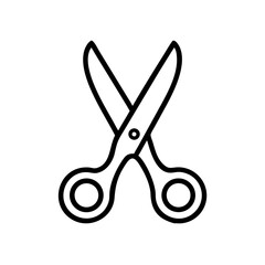 Scissors Icon for Creativity and Crafting Topics