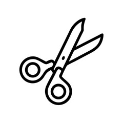 Scissors Icon for Creativity and Crafting Topics