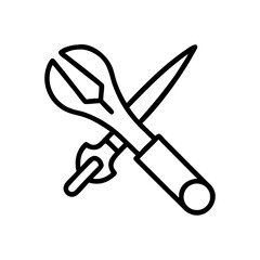 Scissors Icon for Creativity and Crafting Topics