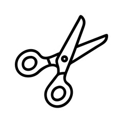 Scissors Icon for Creativity and Crafting Topics