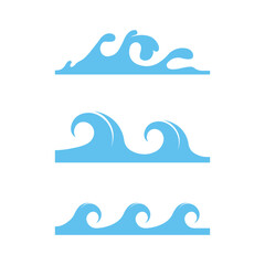 blue wave vector logo for clean water and environmental campaigns