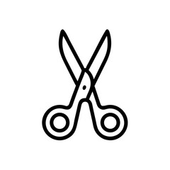 Scissors Icon for Creativity and Crafting Topics