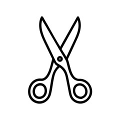 Scissors Icon for Creativity and Crafting Topics
