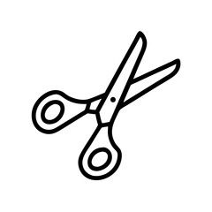 Scissors Icon for Creativity and Crafting Topics