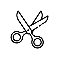 Scissors Icon for Creativity and Crafting Topics