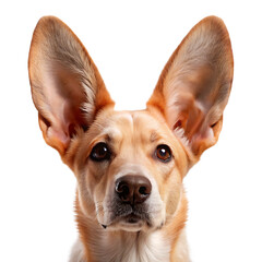 Dog Ear Isolated on White Background