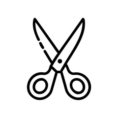 Scissors Icon for Creativity and Crafting Topics