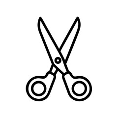 Scissors Icon for Creativity and Crafting Topics