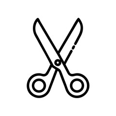 Scissors Icon for Creativity and Crafting Topics