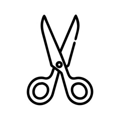 Scissors Icon for Creativity and Crafting Topics