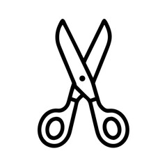 Scissors Icon for Creativity and Crafting Topics