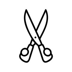 Scissors Icon for Creativity and Crafting Topics
