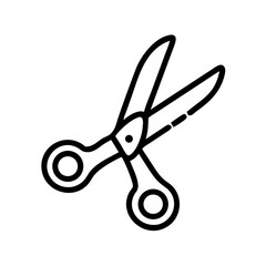 Scissors Icon for Creativity and Crafting Topics