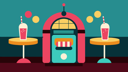 Retro Diner Birthday Party with Jukebox and Milkshakes