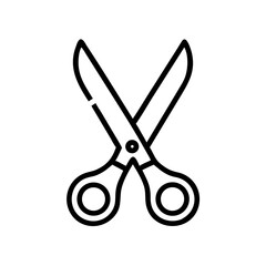 Scissors Icon for Creativity and Crafting Topics