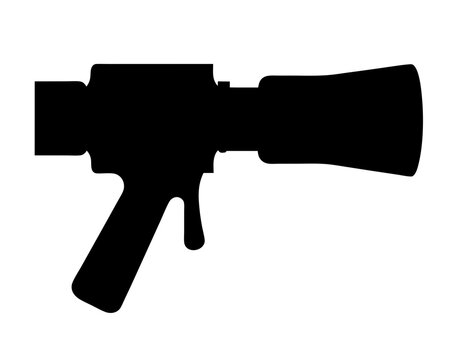 Silhouette of M79 Grenade Launcher, a single shot grenade launcher weapon