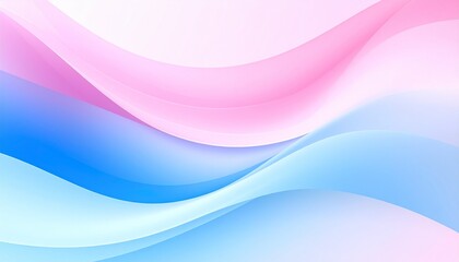 Obraz premium Abstract Pink and Blue Flowing Waves Background. Elegant abstract background with pink and blue waves.