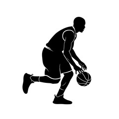 Fototapeta premium basketball player silhouette