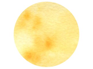 水彩　にじみ　丸