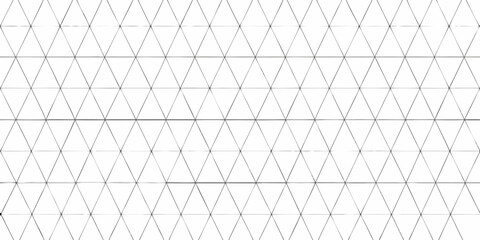 Fototapeta premium Geometric triangle pattern background with thin black lines