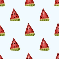 watermelon seamless pattern