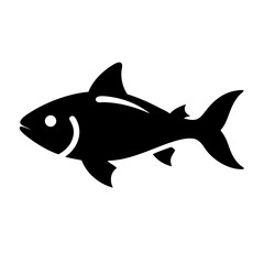 Obraz premium Illustration of a fish animal aquatic sea life ocean wildlife swimming marine creature design icon