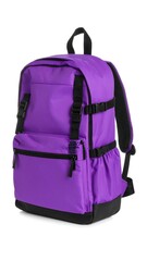 Fototapeta premium Purple backpack, practical design