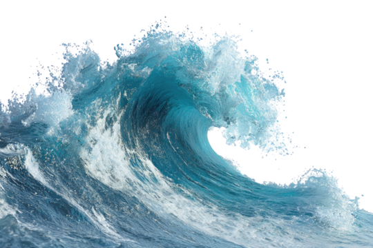 Powerful ocean wave cresting (1)