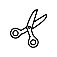 Scissors Icon for Creativity and Crafting Topics