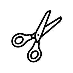 Scissors Icon for Creativity and Crafting Topics