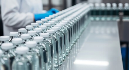 Close-up of vintage audio equipment for music production with a computer network cable