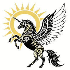 heraldic lion vector