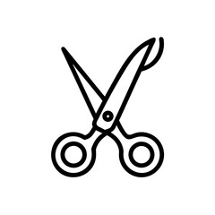 Scissors Icon for Creativity and Crafting Topics