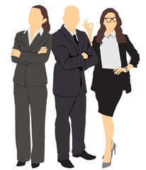 people occupation businesspeople vector